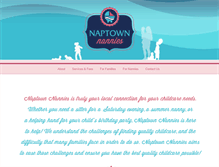 Tablet Screenshot of naptownnannies.com